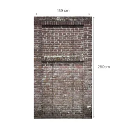 New Papier peint panoramique L CASTLE WALL 159 x 280 cm - 4MURS Papiers Peints Panoramiques|Papiers Peints