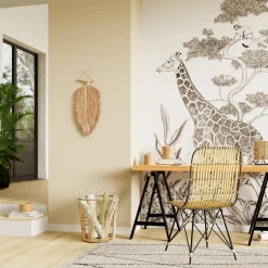 Sale Papier peint panoramique L BLACK JUNGLE GIRAFE 150 x 270 cm - Enfant Papiers Peints Enfant|Papiers Peints Panoramiques
