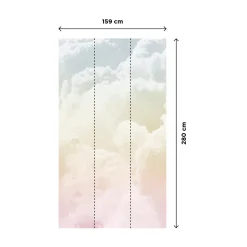 Clearance Papier peint panoramique L WELLNESS 159 x 280 cm - 4MURS Papiers Peints Panoramiques