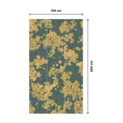 Sale Papier peint panoramique L FORSYTHIA 159 x 280 cm - 4MURS Papiers Peints Panoramiques|Papiers Peints