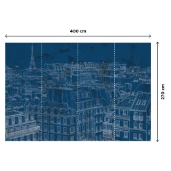 Sale Papier peint panoramique XL MARCEAU 400 x 270 cm - 4MURS Papiers Peints Panoramiques|Papiers Peints