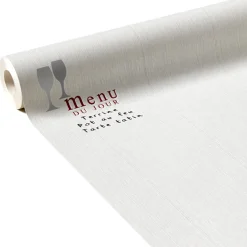 Hot Papier peint vinyle MENU DU JOUR coloris écru - 4MURS Papiers Peints