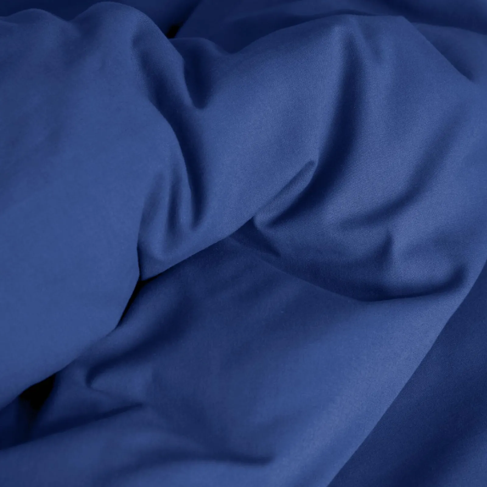 Discount Parure de lit BLUE coloris bleu outremer 260 x 240 cm - 4MURS Linge De Maison