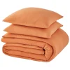 Discount Parure de lit en gaze de coton ANOKIAS caramel 240 x 260 cm - 4MURS Linge De Maison