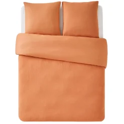 Discount Parure de lit en gaze de coton ANOKIAS caramel 240 x 260 cm - 4MURS Linge De Maison