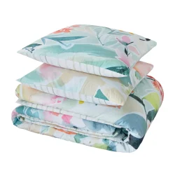 Best Parure de lit en percale de coton AQUARELLA multicolore 260 x 240 cm Linge De Maison