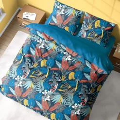 Clearance Parure de lit en satin de coton PARADE multicolore 240 x 220 cm Linge De Maison