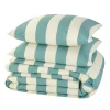 Outlet Parure de lit en toile de coton DEE vert jaune 260 x 240 cm - Linge De Maison