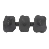Sale Patère EBENE coloris noir hauteur 20 cm - 4MURS Rangements
