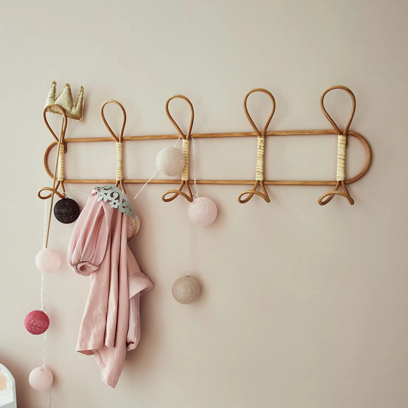 New Patère ILO coloris brun - 4MURS Enfant Déco Enfant|Déco Murale Enfant