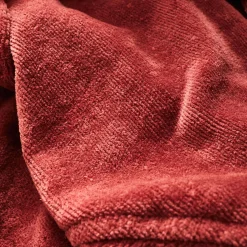 Sale Peignoir FLORENCE coloris bordeaux - 4MURS Linge De Maison
