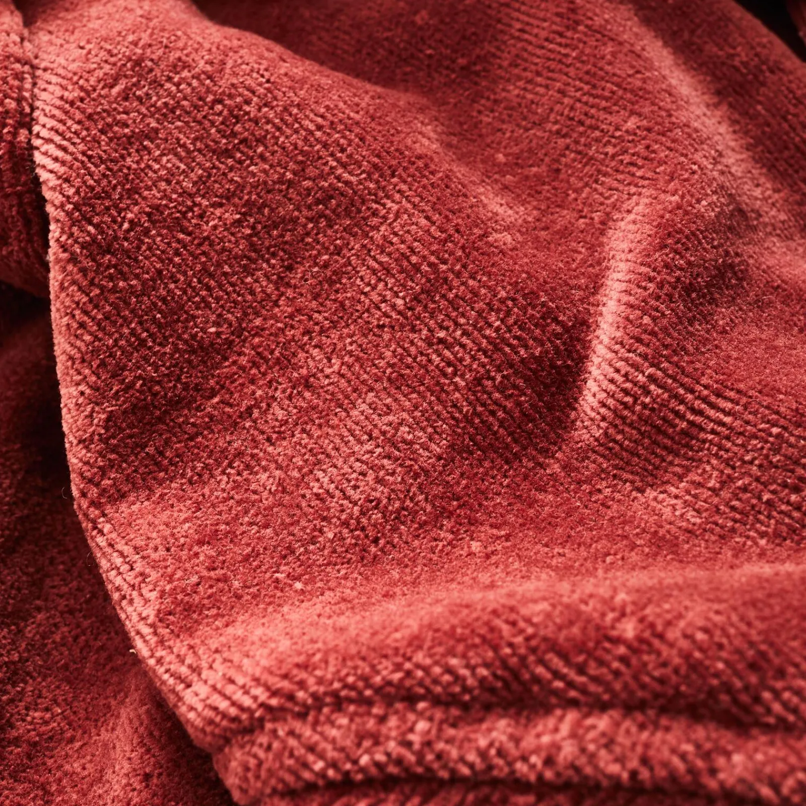 Sale Peignoir FLORENCE coloris bordeaux - 4MURS Linge De Maison