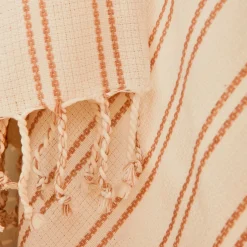 New Plaid coton MINDY coloris beige rosé - 4MURS Enfant Textile De Maison Enfant|Plaids
