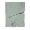 Discount Plaid gaze de coton GRISHA coloris iceberg - 4MURS Enfant Textile De Maison Enfant|Plaids