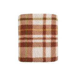 Outlet Plaid HAZEL coloris Orange tanné - 4MURS Plaids