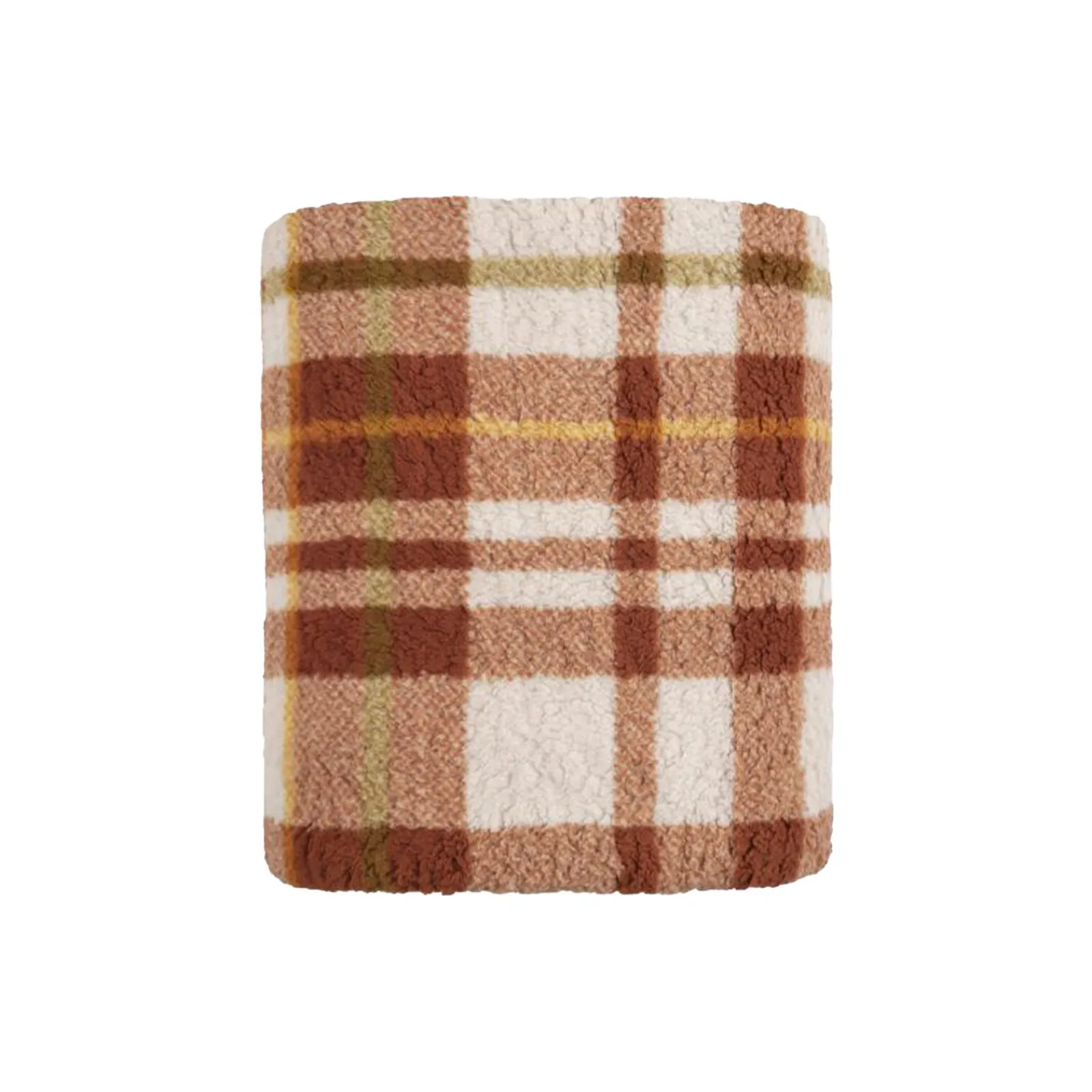 Outlet Plaid HAZEL coloris Orange tanné - 4MURS Plaids
