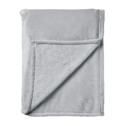 Outlet Plaid polaire TILLIE coloris gris perle - 4MURS Plaids