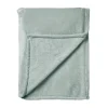 Clearance Plaid polaire TILLIE coloris vert jade - 4MURS Plaids