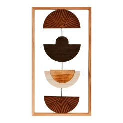 Online Plaque murale en bois MATAHARA coloris brun - 4MURS Objets Muraux