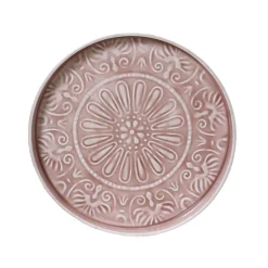Outlet Plateau décoratif ELIRIS coloris rose - 4MURS Objets Déco