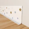 Clearance Plinthe déco RISING STARS coloris blanc - 4MURS Revêtements De Sol