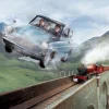 Clearance Poster extra large HARRY POTTER EN ROUTE POUR POUDLARD 300 x 280 cm Papiers Peints Panoramiques|Papiers Peints
