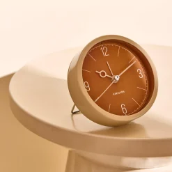 Outlet Horloge à poser CARAMEL coloris brun - 4MURS Horloges