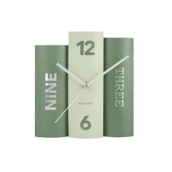 Fashion Horloge à poser BOOK coloris vert - 4MURS Horloges
