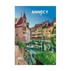Clearance Affiche ANNECY 30 x 40 cm - 4MURS Tableaux Et Affiches