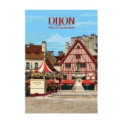 Best Affiche DIJON 30 x 40 cm - 4MURS Tableaux Et Affiches