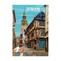 Online Affiche DINAN 30 x 40 cm - 4MURS Tableaux Et Affiches