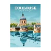 Online Affiche TOULOUSE 30 x 40 cm - 4MURS Tableaux Et Affiches