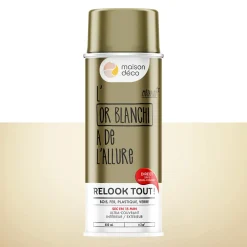Clearance Peinture Bombe de peinture or blanchi Brillant 0,4 L Peintures