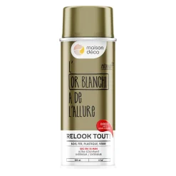 Clearance Peinture Bombe de peinture or blanchi Brillant 0,4 L Peintures