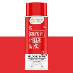 Hot Peinture Bombe de peinture rouge vif Brillant 0,4 L Peintures