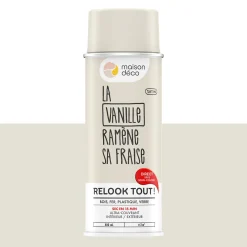Discount Peinture Bombe de peinture vanille Satiné 0,4 L Peintures
