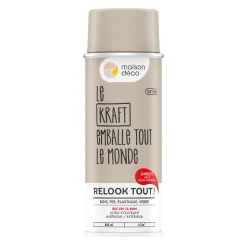 New Peinture Bombe de peinture kraft Satiné 0,4 L Peintures
