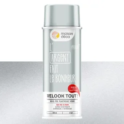 Fashion Peinture Bombe de peinture argent Brillant 0,4 L Peintures