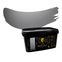 Best Peinture METAL Peinture argent précieux Satiné 2 L - 4MURS Peintures