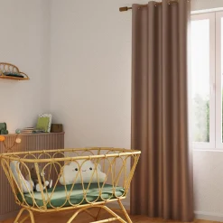Discount Rideau 100% occultant MANN coloris lin 140 x 260 cm - 4MURS Rideaux
