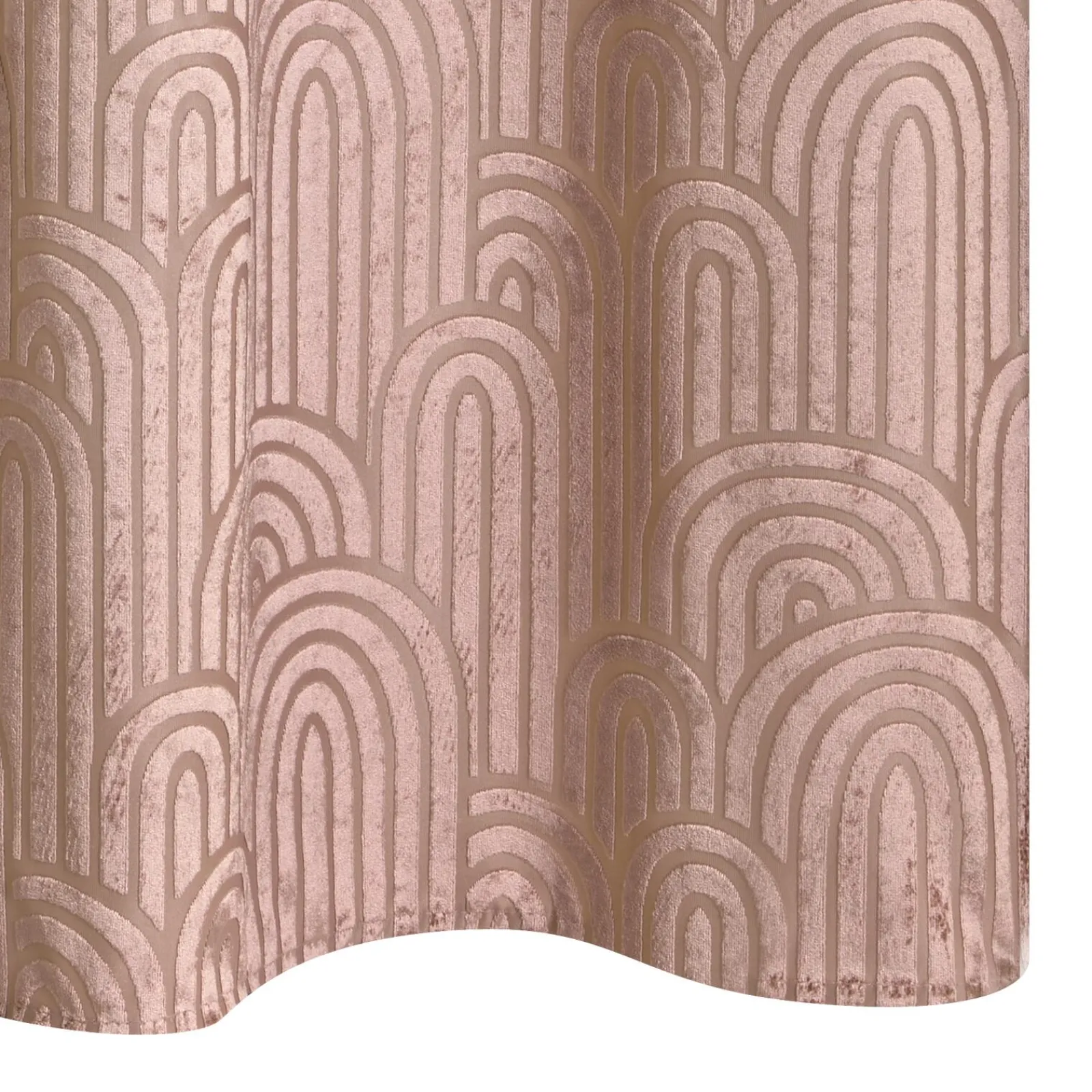 Sale Rideau AGATE coloris rose pâle 135 x 240 cm - 4MURS Rideaux