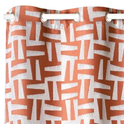 Online Rideau ANTAO coloris brique 140 x 260 cm - 4MURS Rideaux
