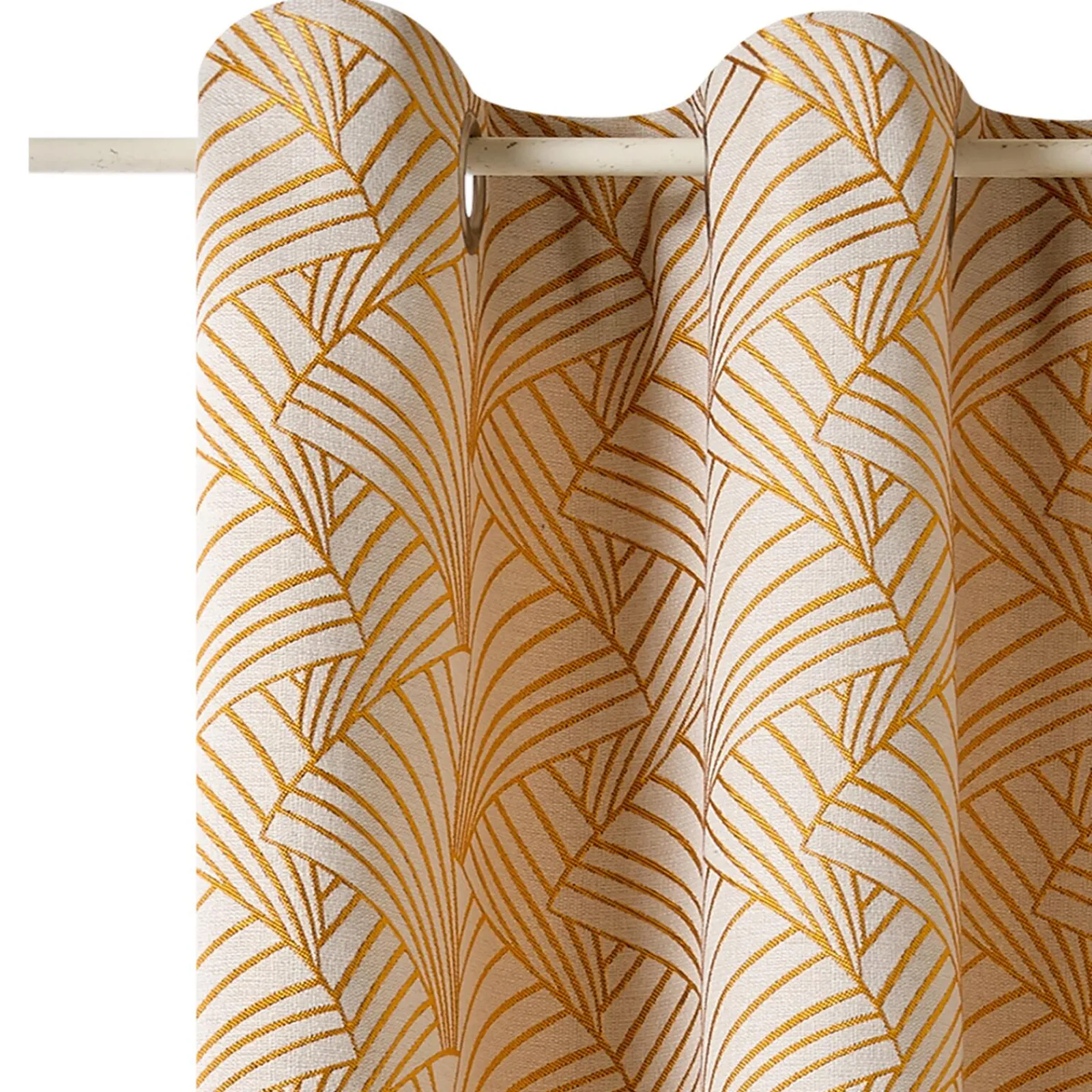 Fashion Rideau ARDECCO coloris jaune moutarde 135 x 250 cm - 4MURS Rideaux