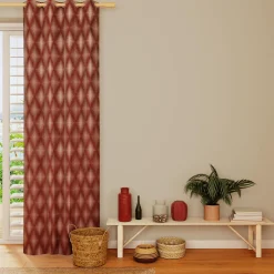 Online Rideau ASSELA coloris écorce 140 x 260 cm - 4MURS Rideaux