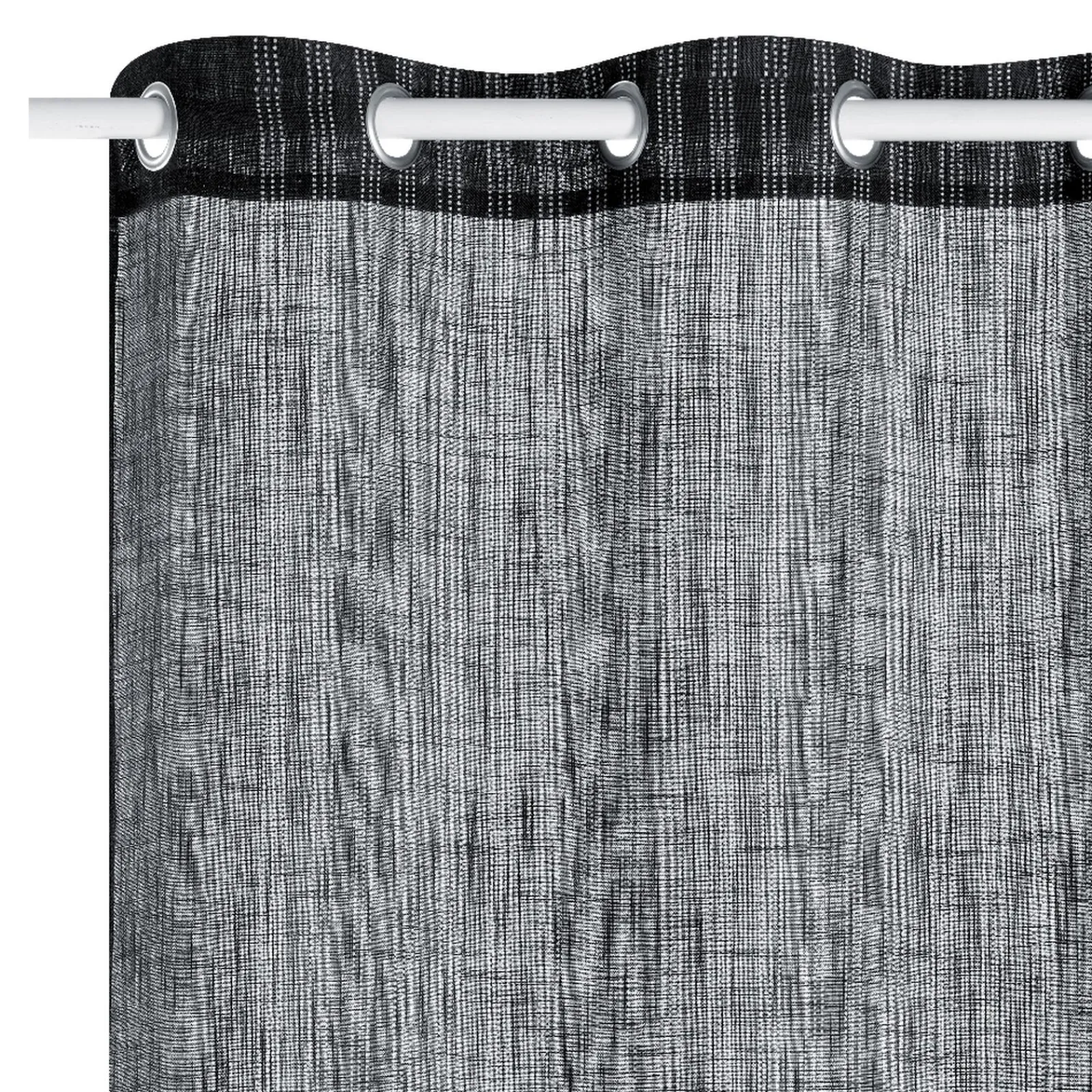 Online Rideau BLAKE coloris noir 140 x 260 cm - 4MURS Rideaux