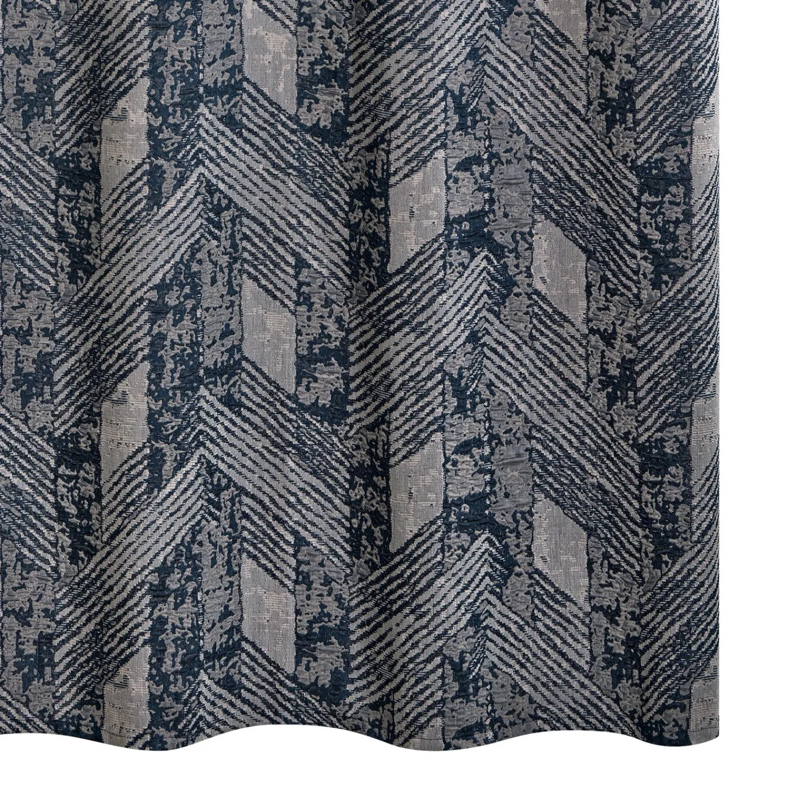Online Rideau BRADDY coloris bleu 140 x 260 cm - 4MURS Rideaux