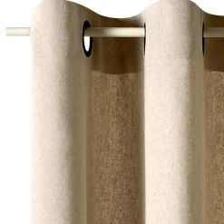 Outlet Rideau BRUSH coloris beige 135 x 240 cm - 4MURS Rideaux