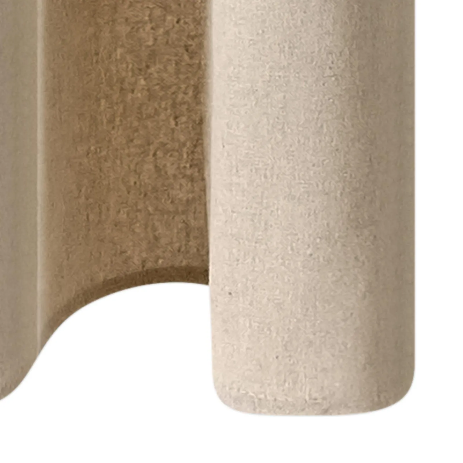 Outlet Rideau BRUSH coloris beige 135 x 240 cm - 4MURS Rideaux