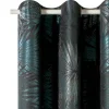 New Rideau BUTIA coloris vert émeraude 140 x 260 cm - 4MURS Rideaux