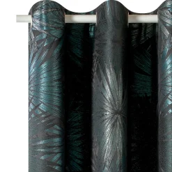 New Rideau BUTIA coloris vert émeraude 140 x 260 cm - 4MURS Rideaux